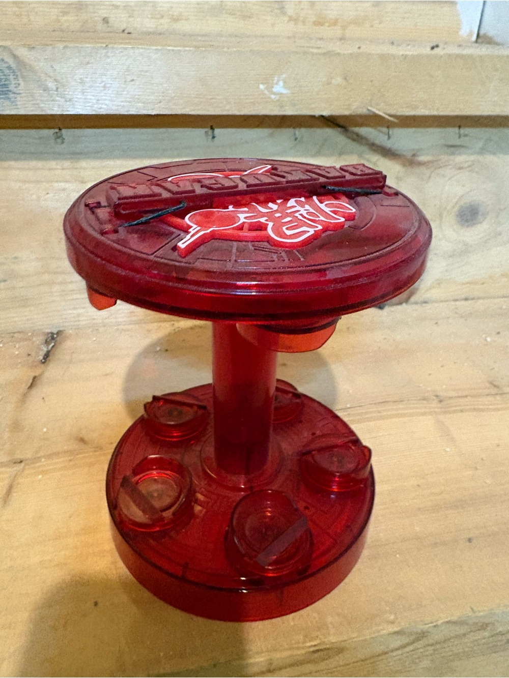 Vintage Bakugan Bakurack spinning carrying case by Spin Master